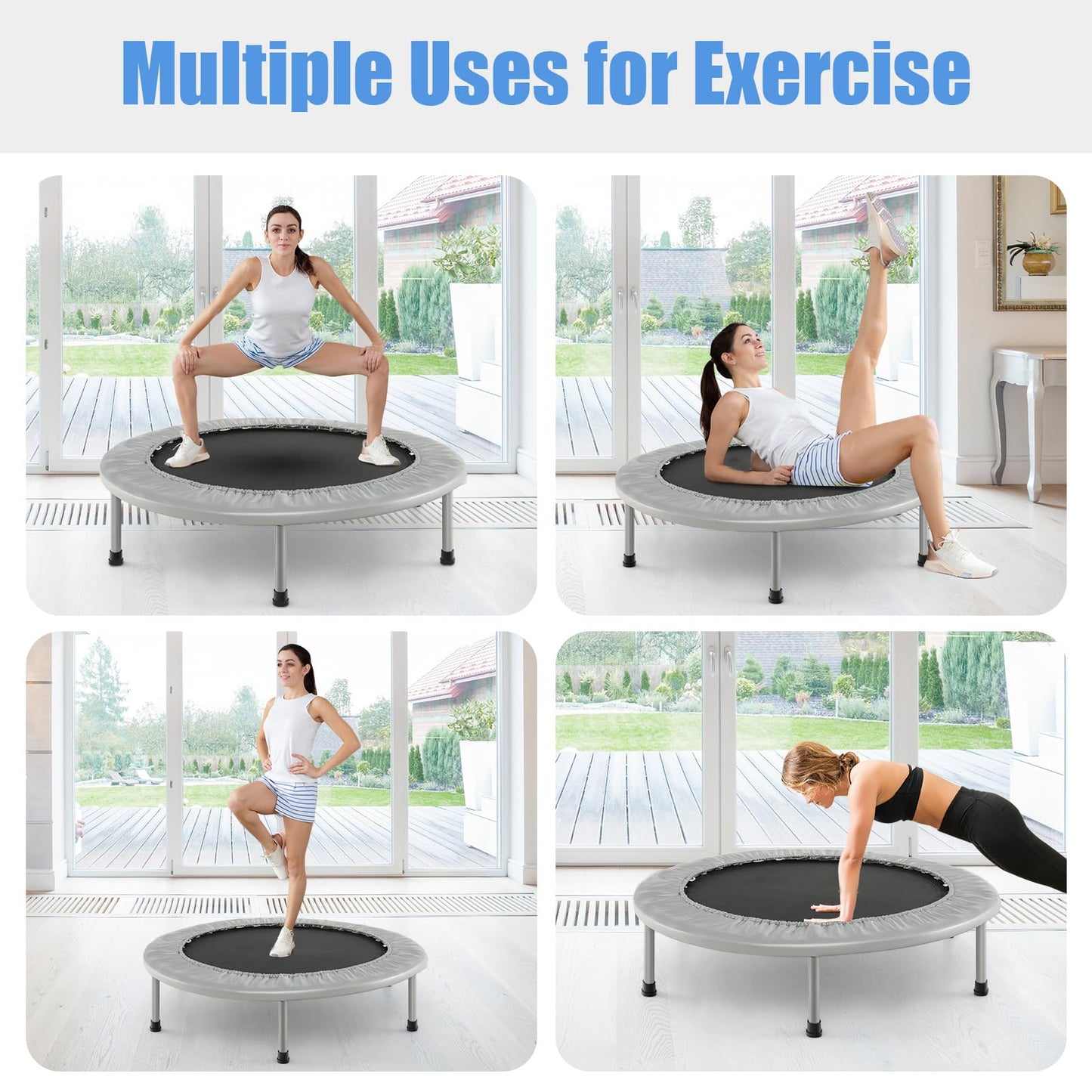 Foldable Fitness Exercise Rebounder