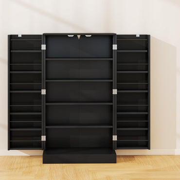 104cm Tall Kitchen Pantry Storage Cabinet with Doors and Adjustable Shelves