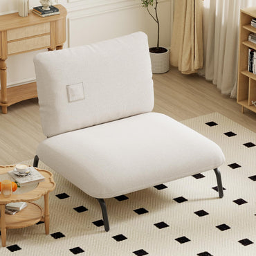 Oversized Accent Chair with Extra Wide Seat and Storage Pocket