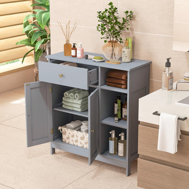 Freestanding Storage Cupboard with Drawer