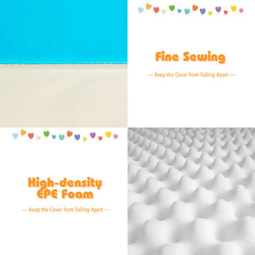 4 Pieces Climb and Crawl Foam Play Set for Toddlers