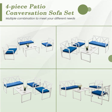 Giantex 4 Pieces Garden Furniture Set