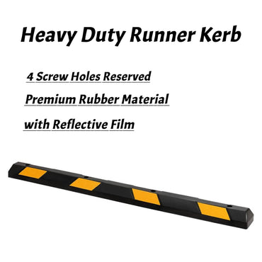 182cm Parking Guide Block with Yellow Reflectors