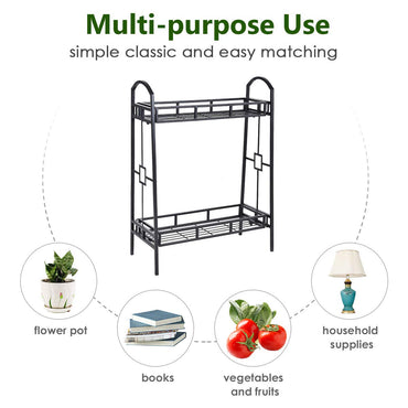 Indoor Outdoor Flower Pots Holder Display Rack
