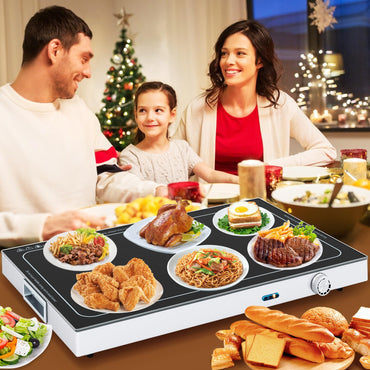 Electric WarmingTray with Adjustable Temperature