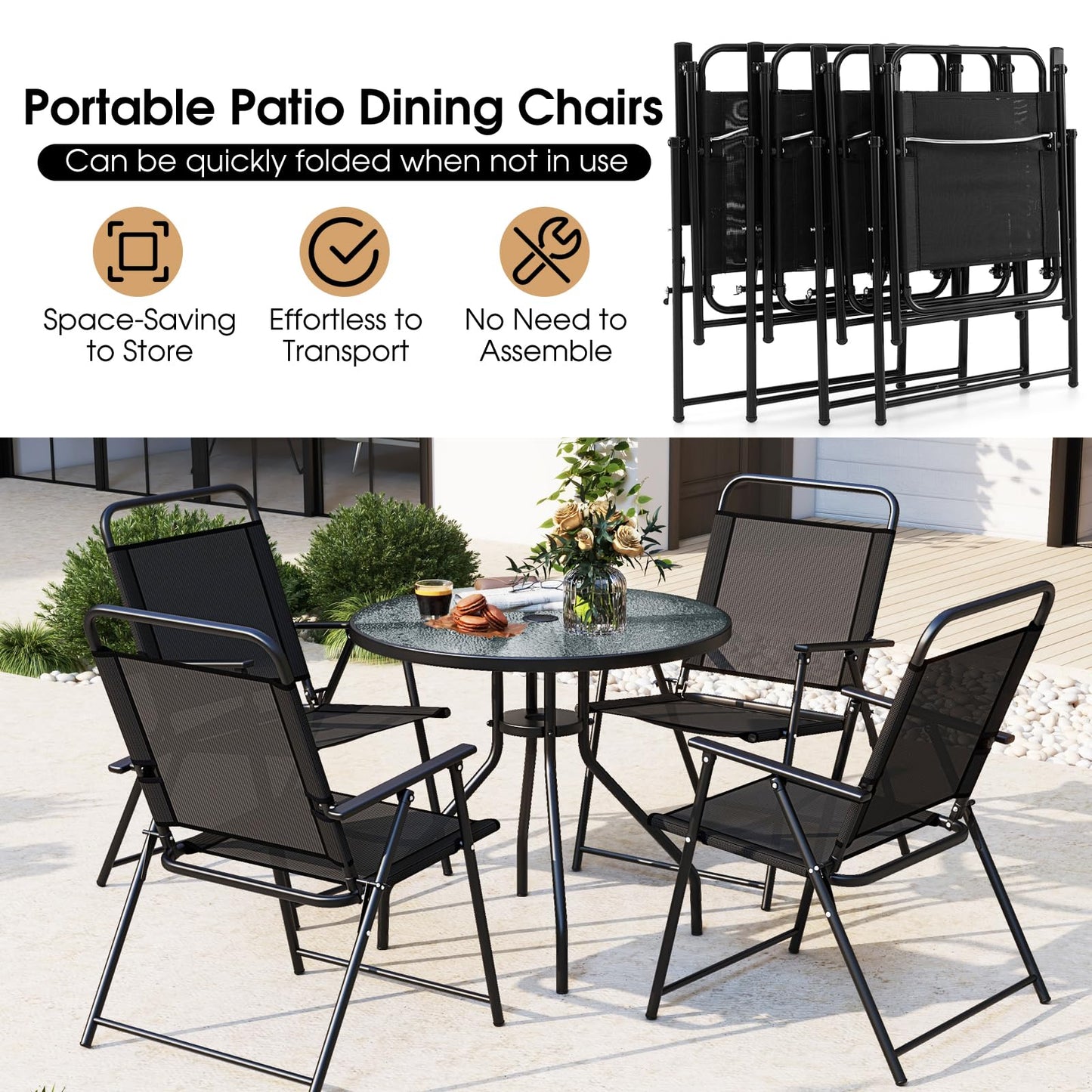 GiantexUK 6 Piece Patio Dining Set