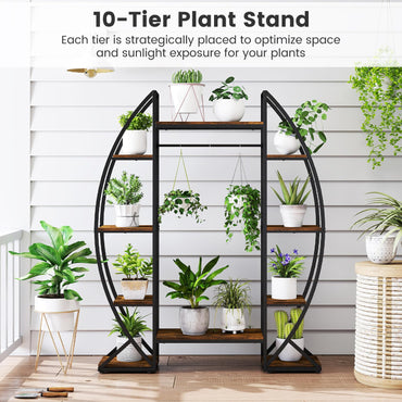 160CM Tall Indoor Plant Stand with Grow Lights