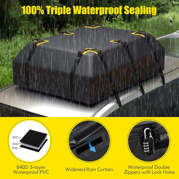 21 Cubic 100% Waterproof Roofing Cargo Carrier with Anti-Slip Mat