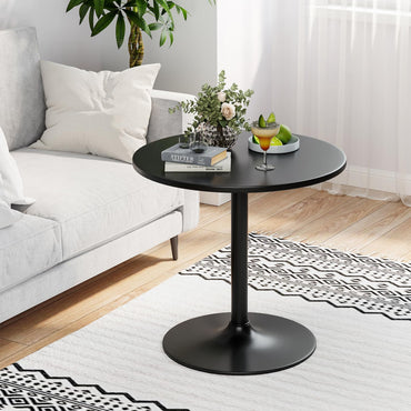 2-in-1 Bar Table Set of 2 with Detachable Pole & Metal Base