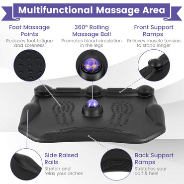 Ergonomic Anti Fatigue Mat with Rolling Massage Ball and Points