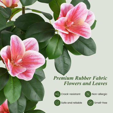 100CM/3.3FT Artificial Magnolia Tree for Home Office Decor