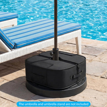 Parasol Base Weight Bag, 40KG Sand Fillable Umbrella Stand with 900D Oxford Sandbags