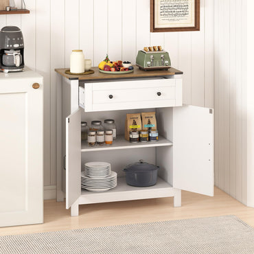 Buffet Sideboard, Kitchen Storage Cabinet with 2 Doors