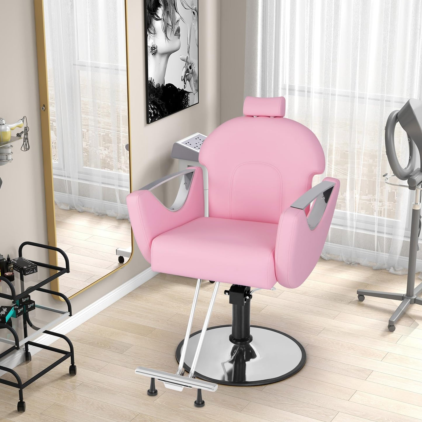 Reclining Salon Chair for Hair Stylist