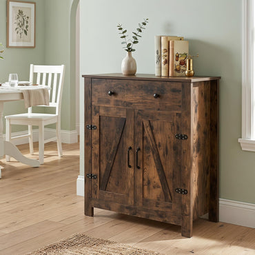 Storage Cabinet with Drawer & 2 Doors,80 x 40 x 92cm