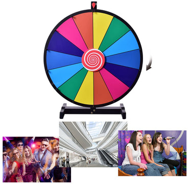 Color Prize Wheel 14 Slots Dry Eraser Trade Show Fortune