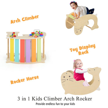 3-in-1 Climbing Toy Set for 3-14 Years Old Toddlers