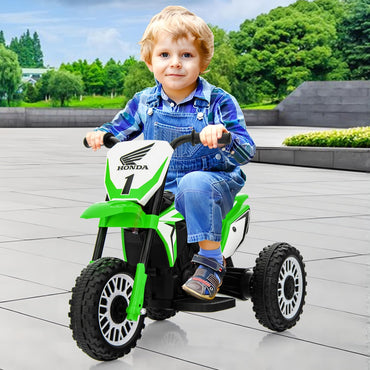 Honda Licensed Kids Ride On Motorbike with Horn Anti-slip Handlebars