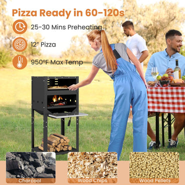 30 cm Outdoor Pizza Oven Pizza Peel and Oxford Cloth Cover