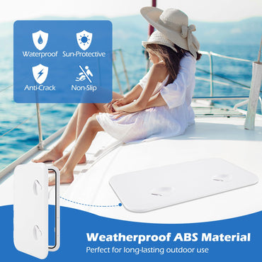 61 x 35CM Boat Hatch with 180° Lid Hinge and Non-Slip Surface