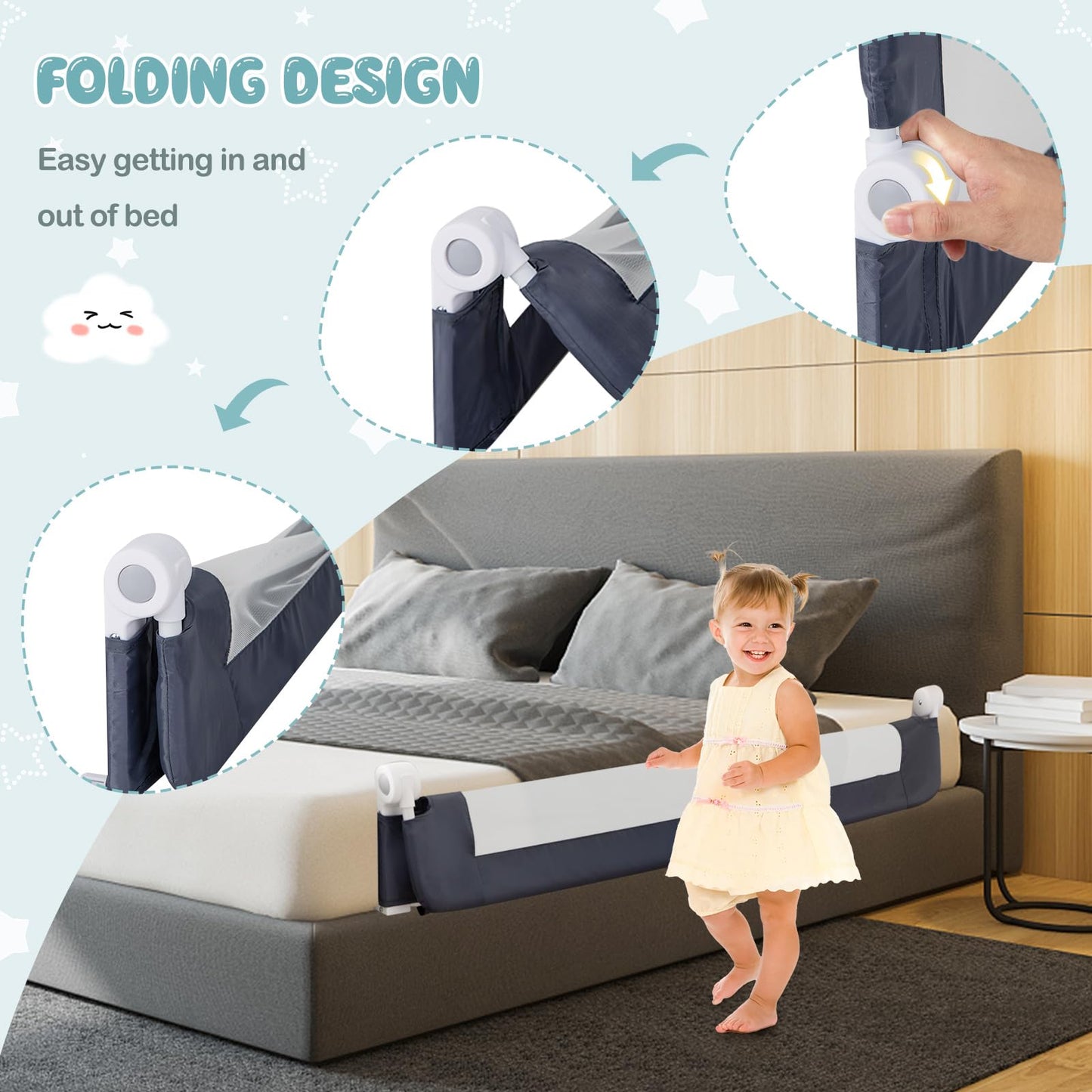 Swing Down for Convertible Crib
