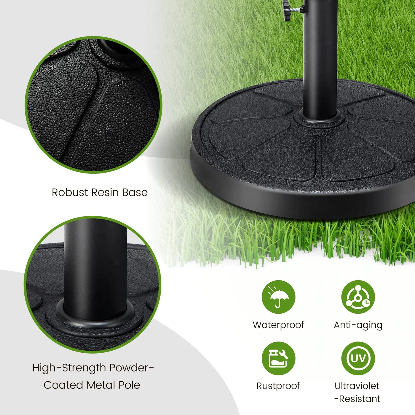 Outdoor Garden Patio Yard Market Umbrella Base