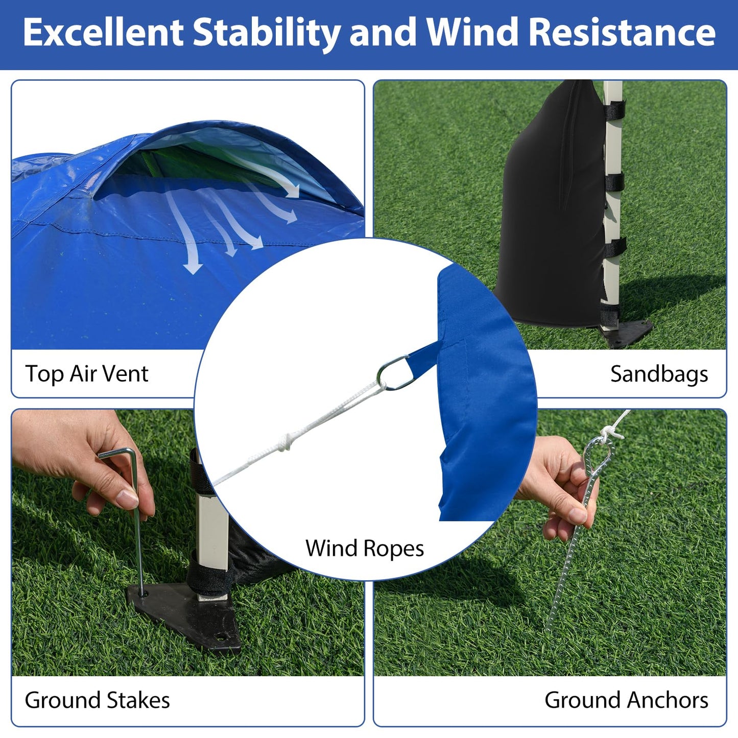 3 x 3 m Pop up Canopy Tent with 1 Sidewall Wheeled Bag