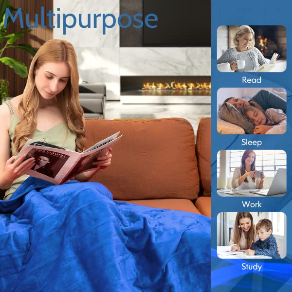 160 x 130/180 x 130 CM Electric Heated Throw Blanket with 10 Heat Settings