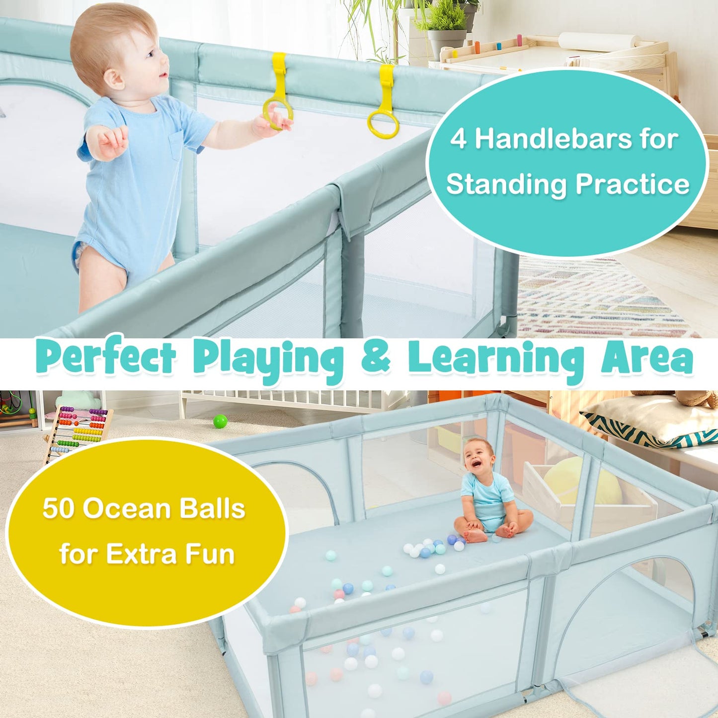 Baby Playpen for Babies and Toddlers