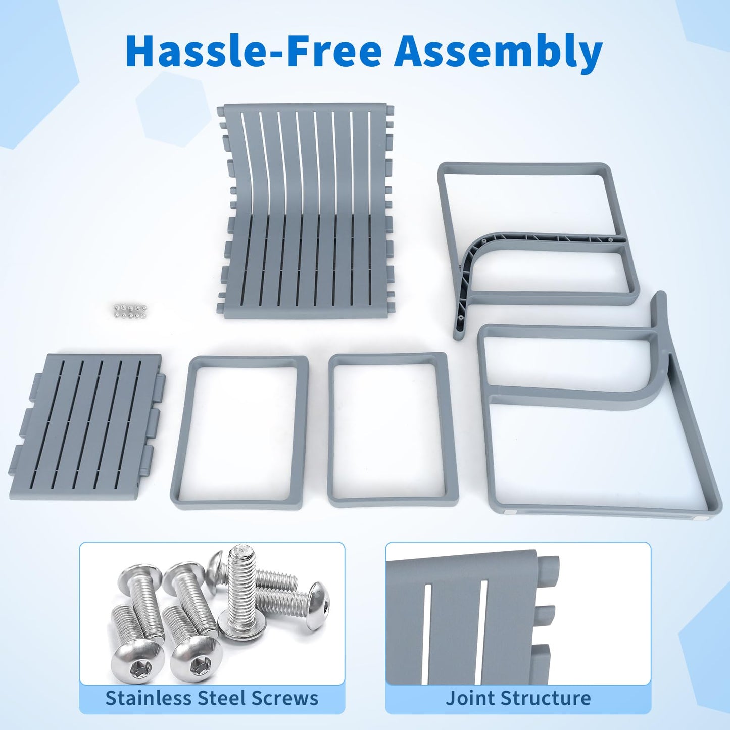 Weatherproof PP Garden Chair with Square Coffee Table