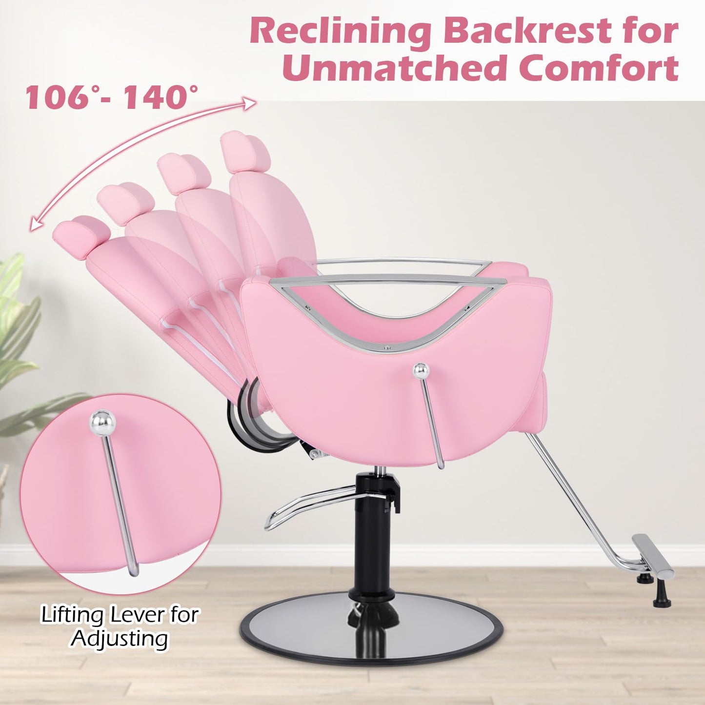 Reclining Salon Chair for Hair Stylist