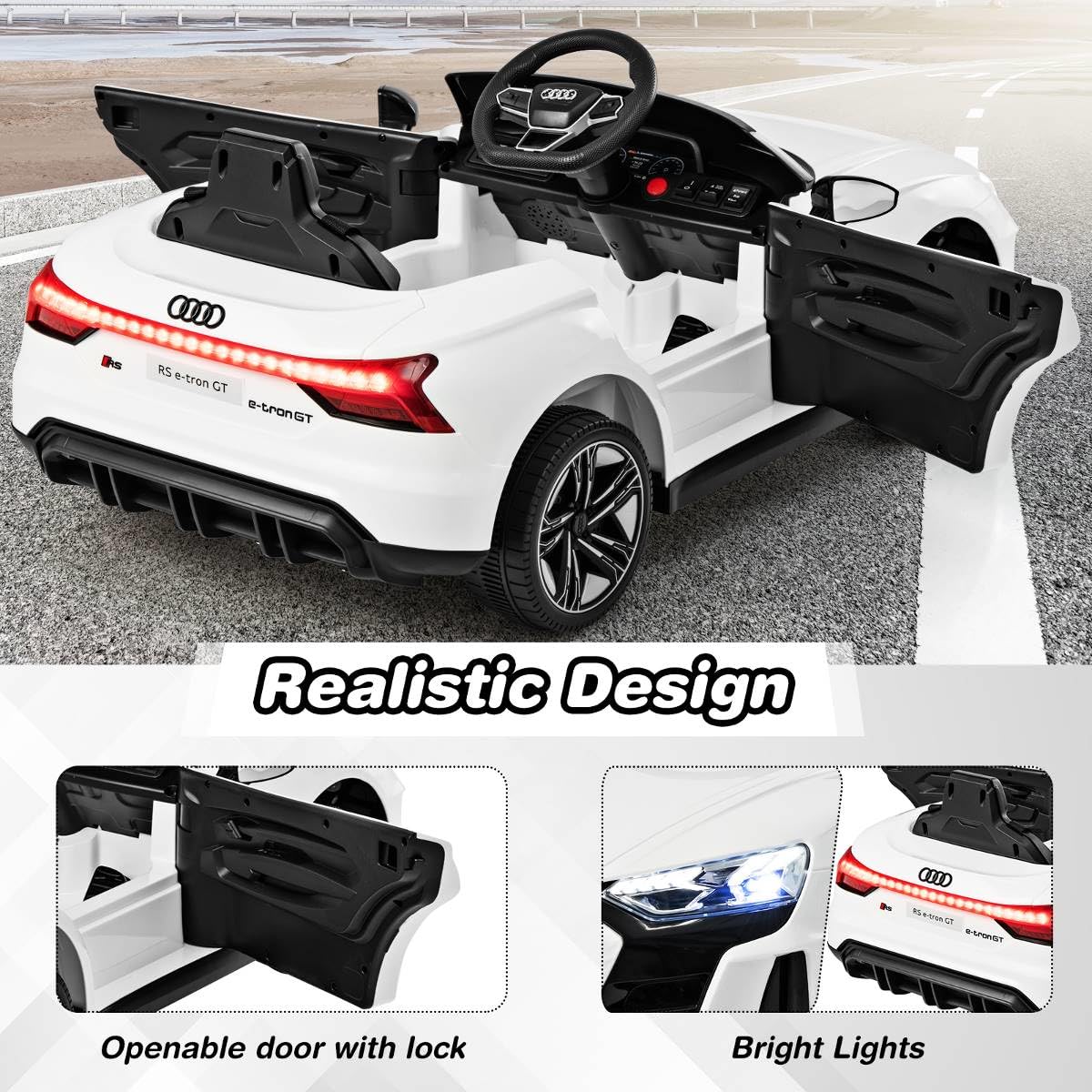 12V Electric Kids Ride On Car for Boys Girls