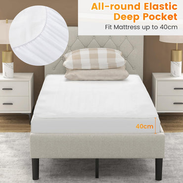 Heated Mattress Pad with 8 Temp Settings and Timing Function