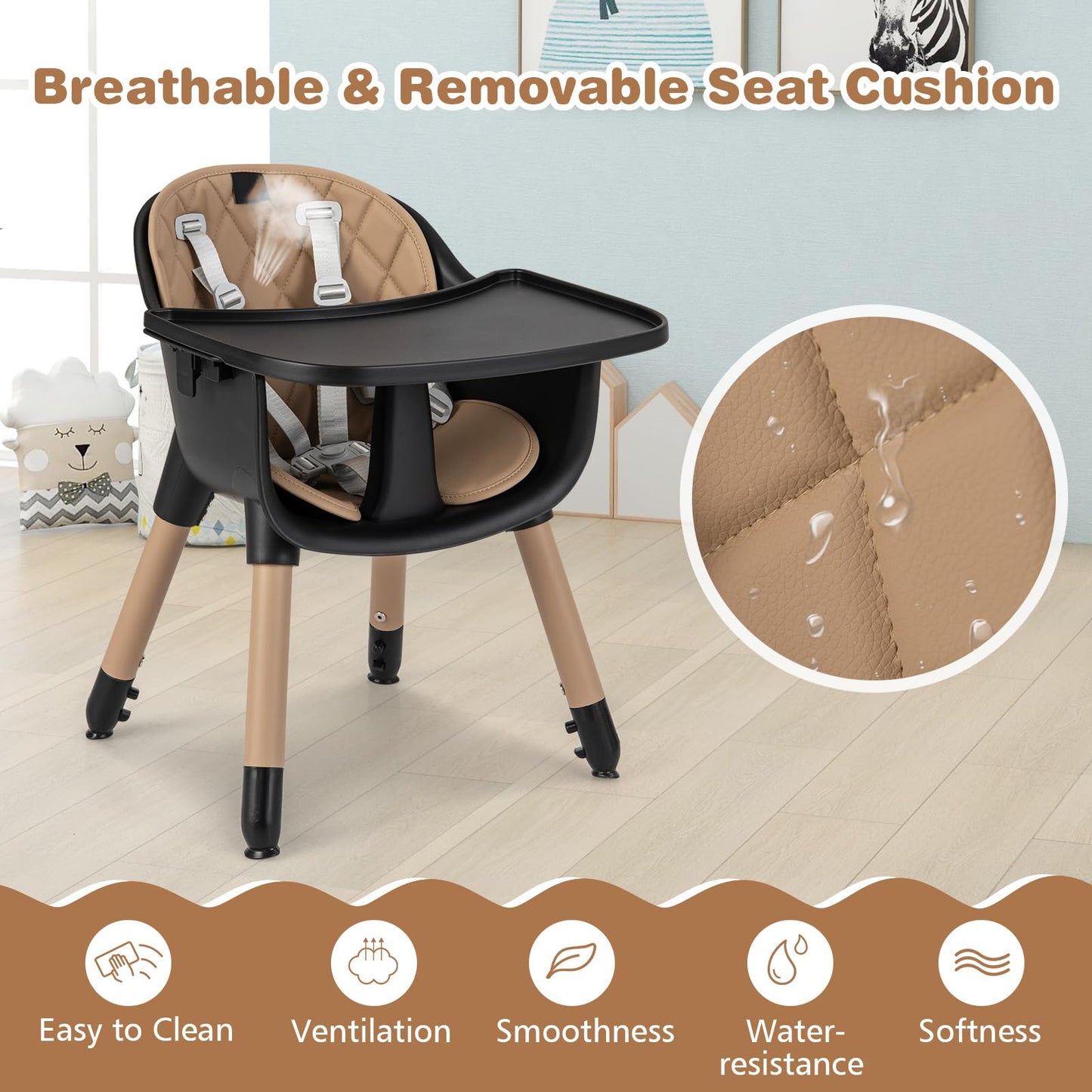Convertible Baby High Chair