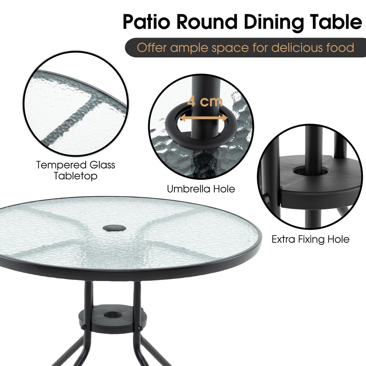 GiantexUK 6 Piece Patio Dining Set