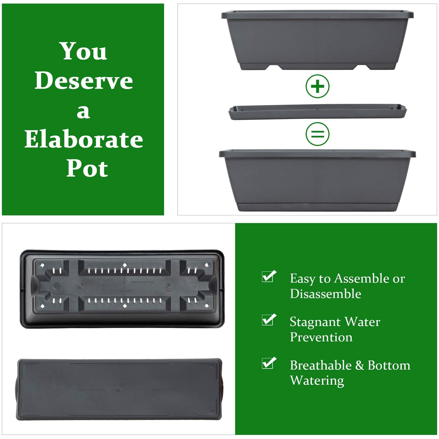 5-Tier Raised Garden Bed with 5 Removable Trays