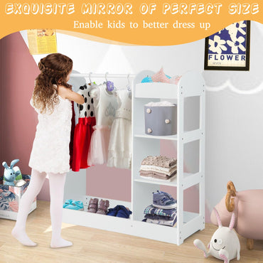Kids Dress up Storage with Mirror