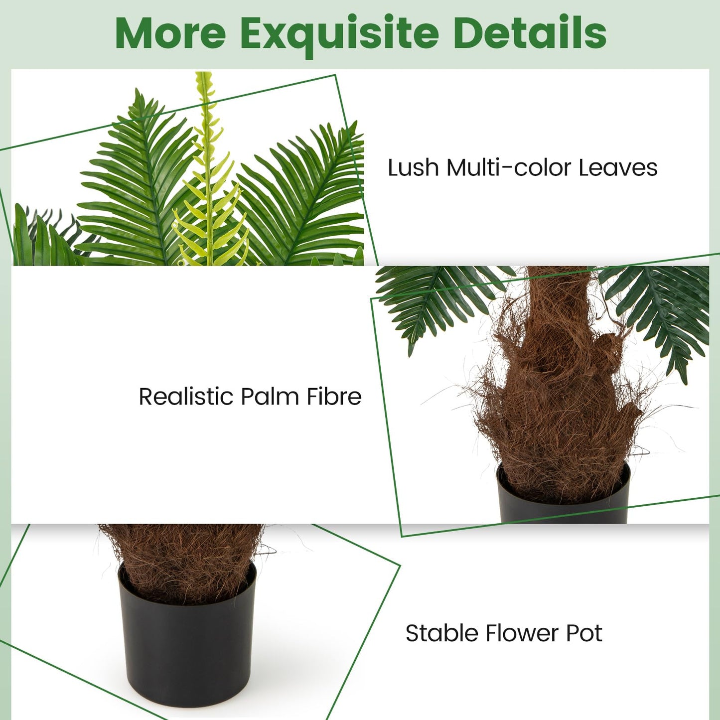 Artificial Cycas Tree 106 CM Palm Paradise Plant