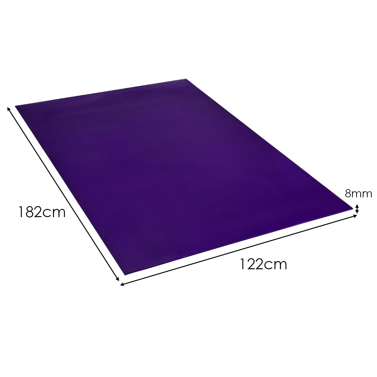 6FT x 4FT Exercise Mat with Carrying Strap