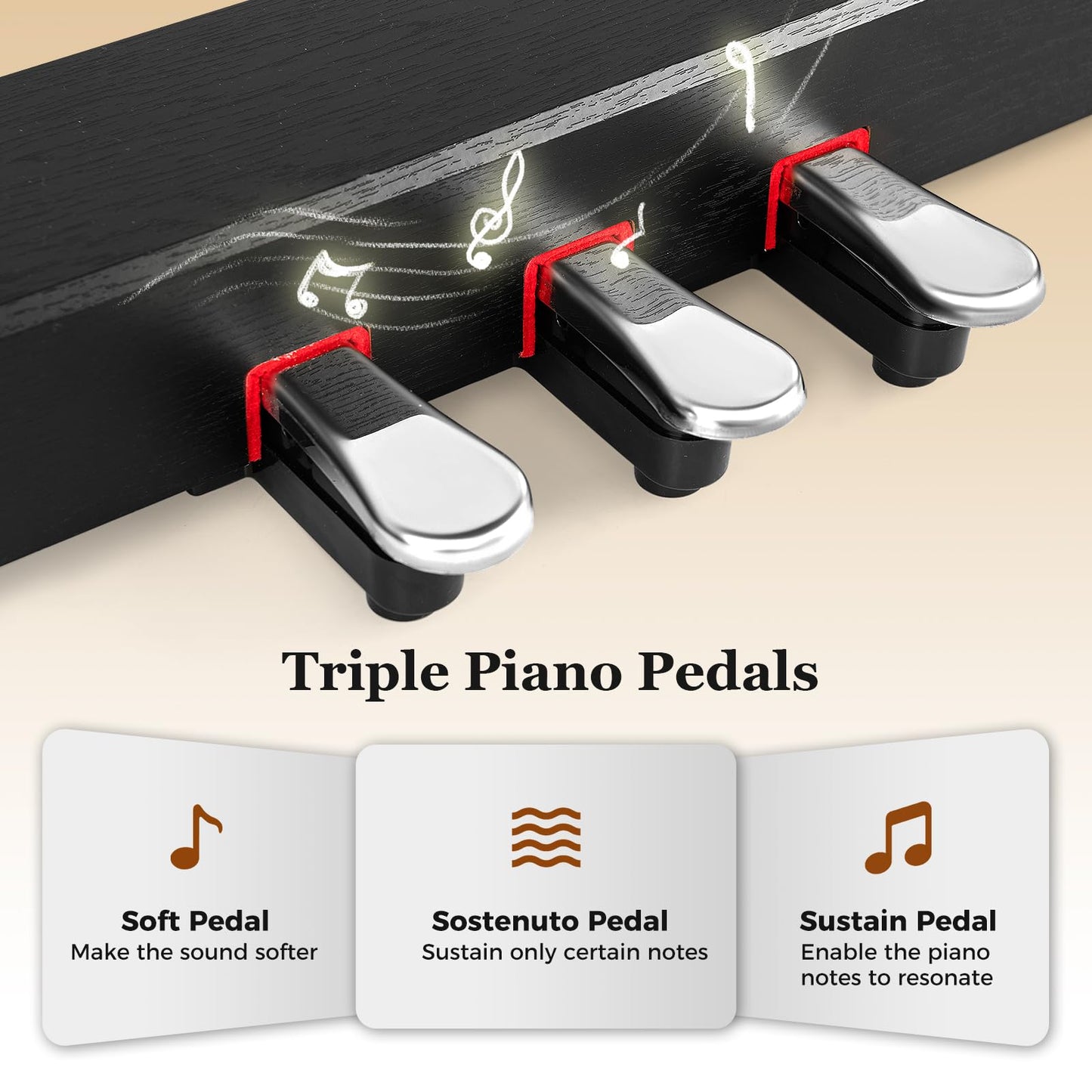 88-Key Hammer Action Weighted Keyboard Upright Digital Piano for Beginners