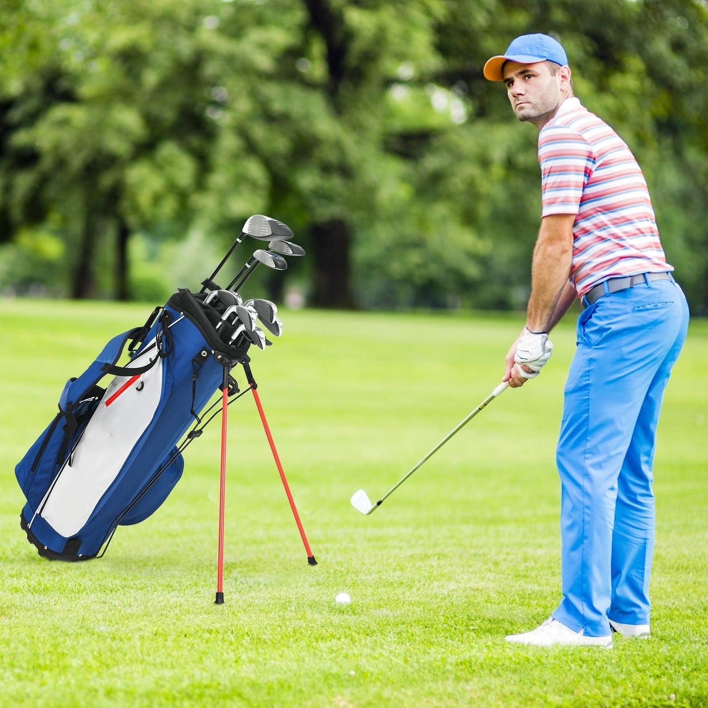 Men's Complete Golf Clubs Package Set 10 Pieces