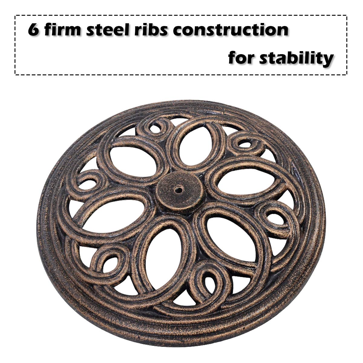 11KG Round Umbrella Base Stand with Premium Cast Iron