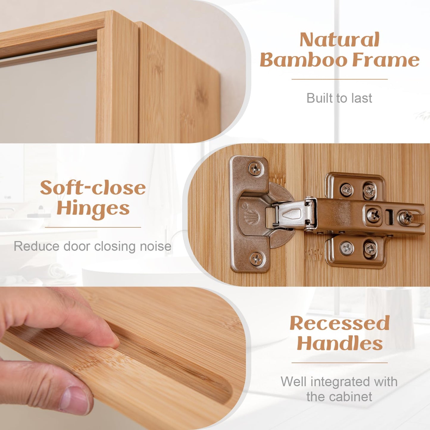 Wall Mounted Storage Cupboard with Single Door and Adjustable Shelves