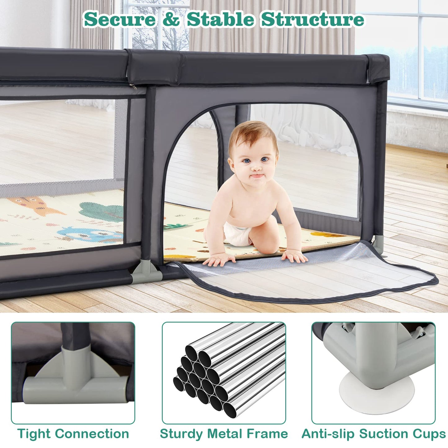 Baby Playpen for Babies and Toddlers
