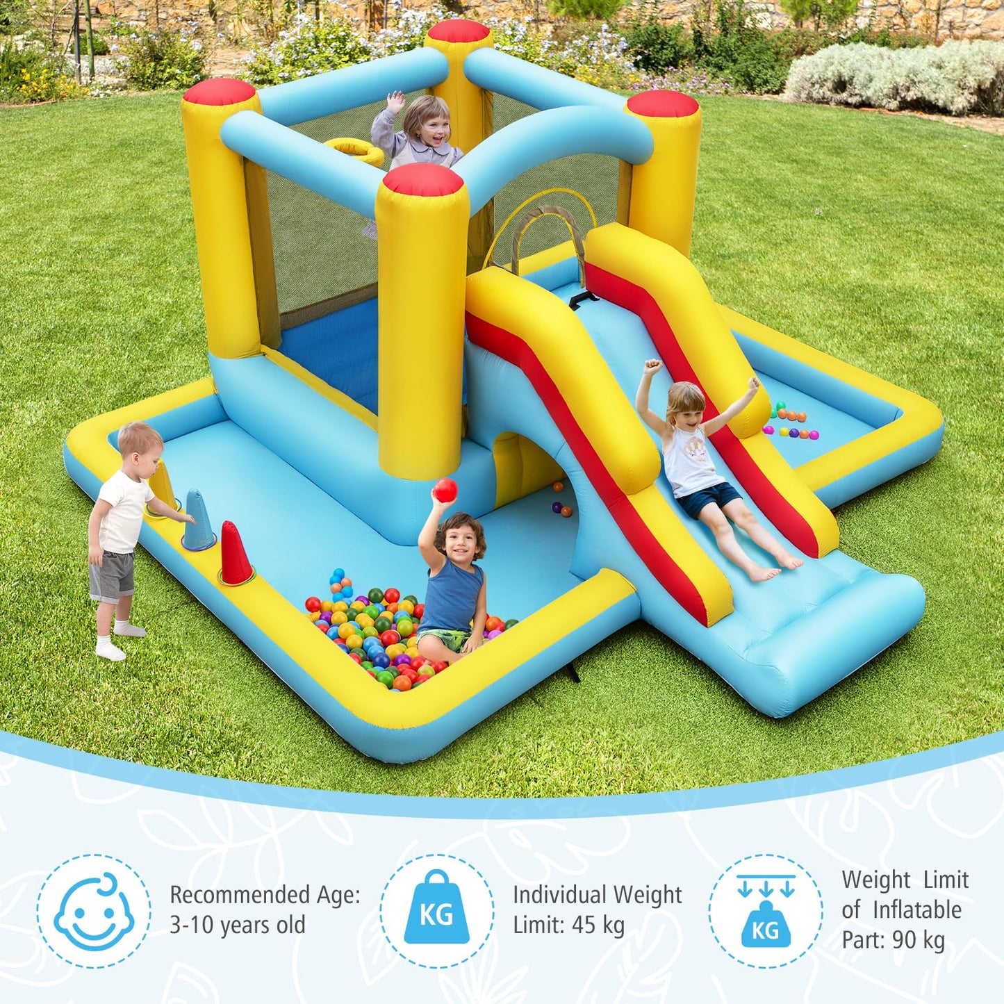 Children Blow Up Jumper for Indoor Outdoor