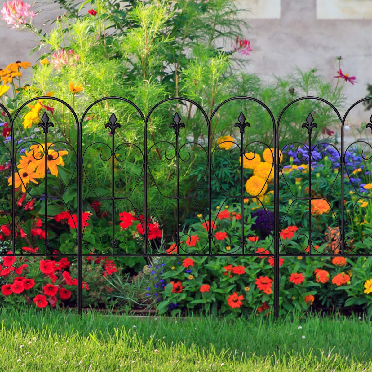Outdoor Coated Metal Rustproof Landscape Decorative Fencing Panels