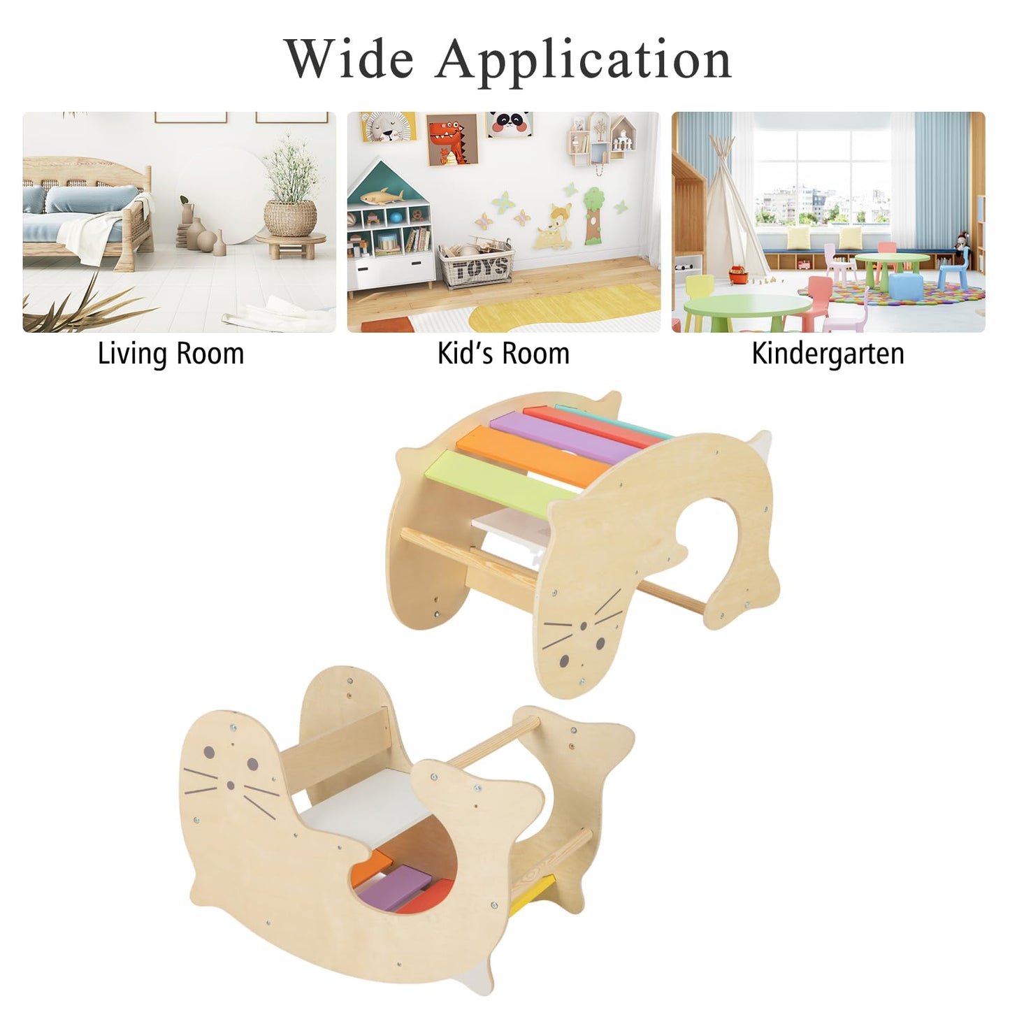 3-in-1 Climbing Toy Set for 3-14 Years Old Toddlers