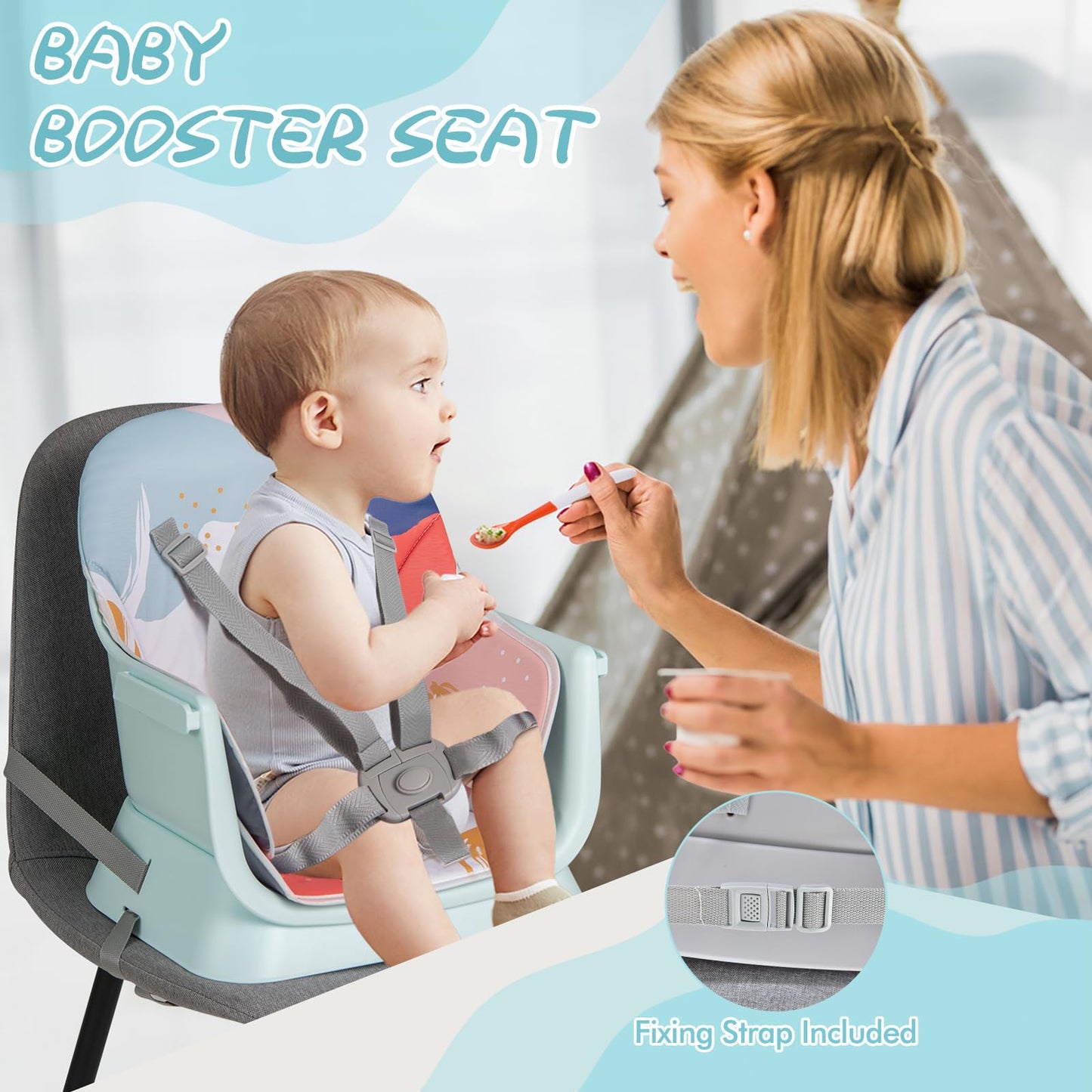 6 in 1 Convertible High Chairs for Babies and Toddlers