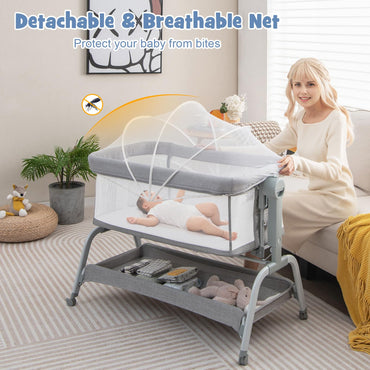 Heights Adjustable Rocking Bassinet with Mattress