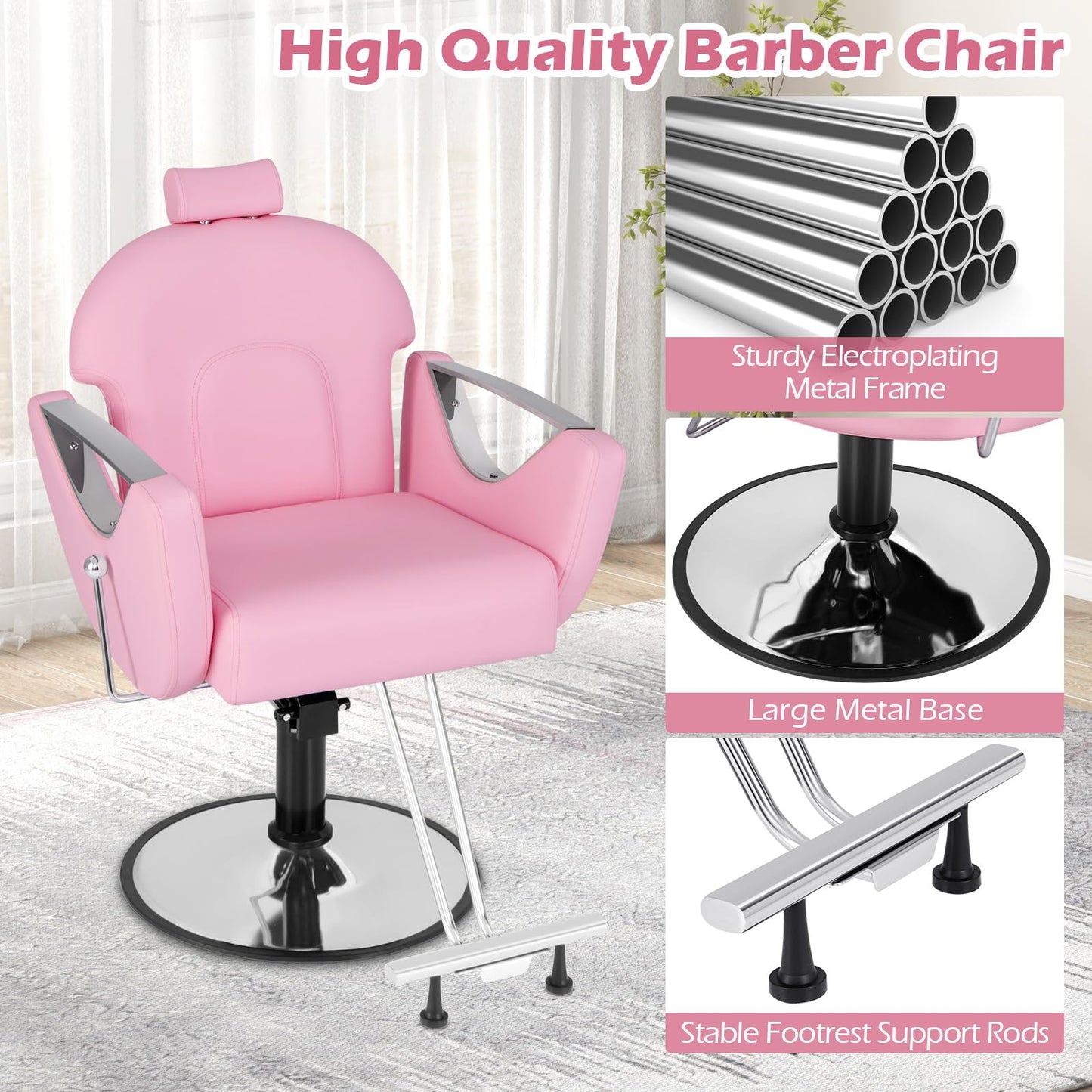 Reclining Salon Chair for Hair Stylist
